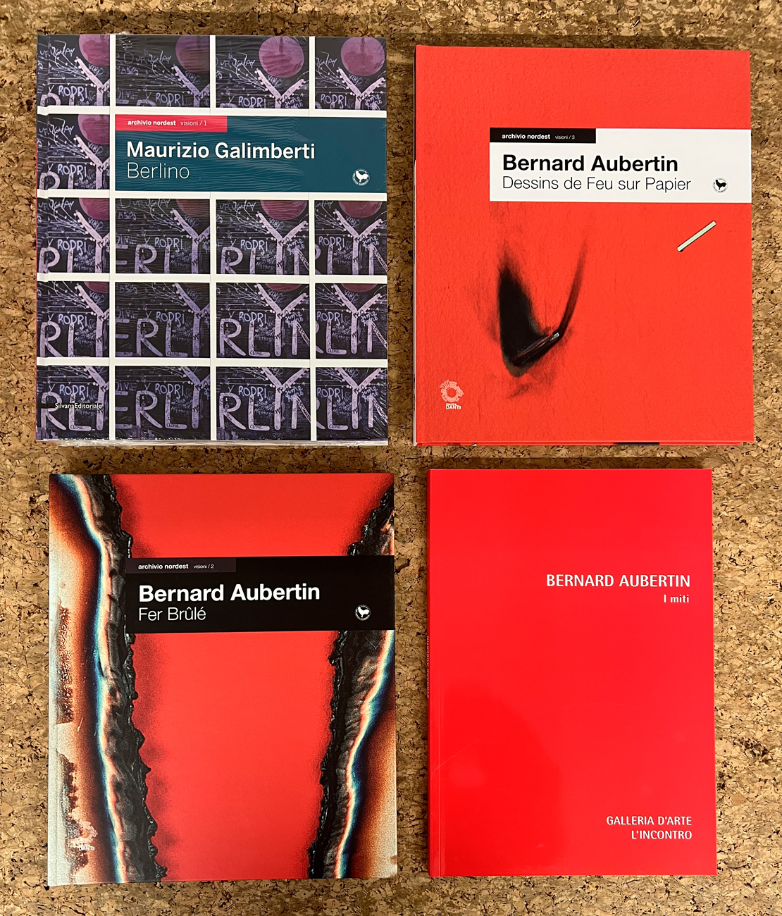 BERNARD AUBERTIN E MAURIZIO GALIMBERTI
Lotto unico di 4 cataloghi