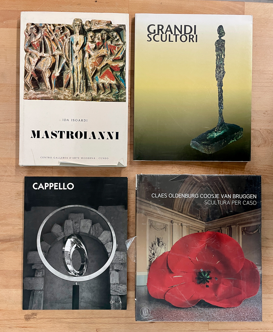 SCULTURA DEL XX E XXI SECOLO - Lotto unico di 4 cataloghi