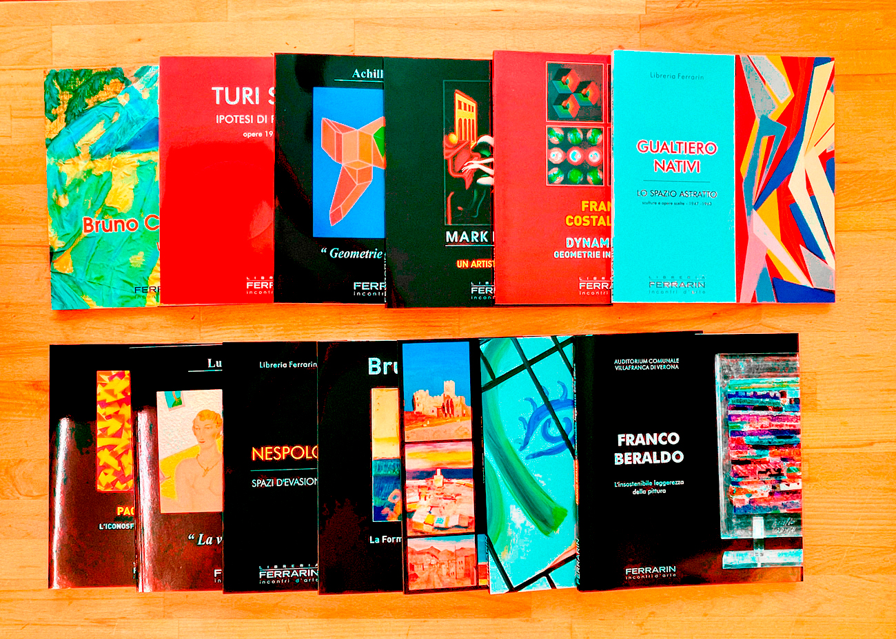 GALLERIA FERRARIN - Interessante lotto di 13 cataloghi