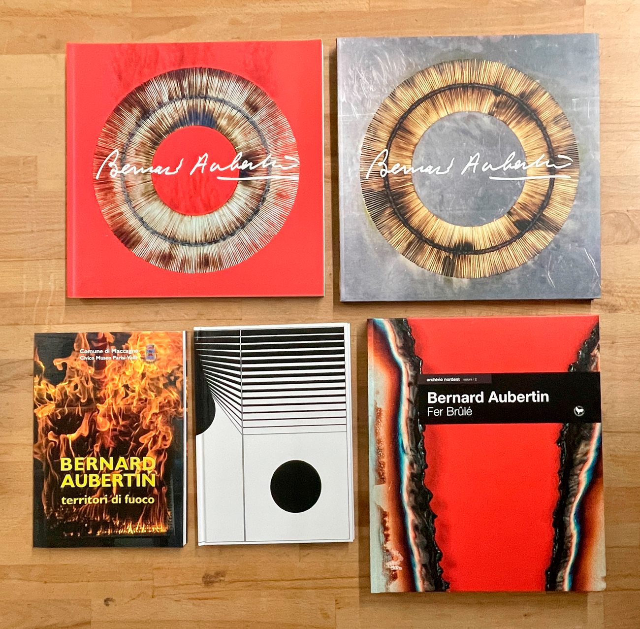 MARCELLO MORANDINI E BERNARD AUBERTIN - Lotto unico di 5 cataloghi