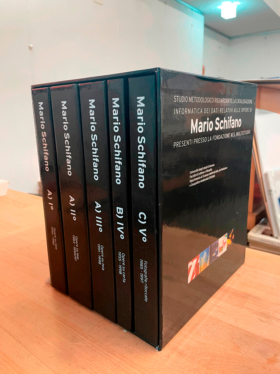 MARIO SCHIFANO - Studio metodologico riguardante la catalogazione informatica dei dati relativi alle opere di Mario Schifano presenti presso la Fondazione M.S. Multistudio
