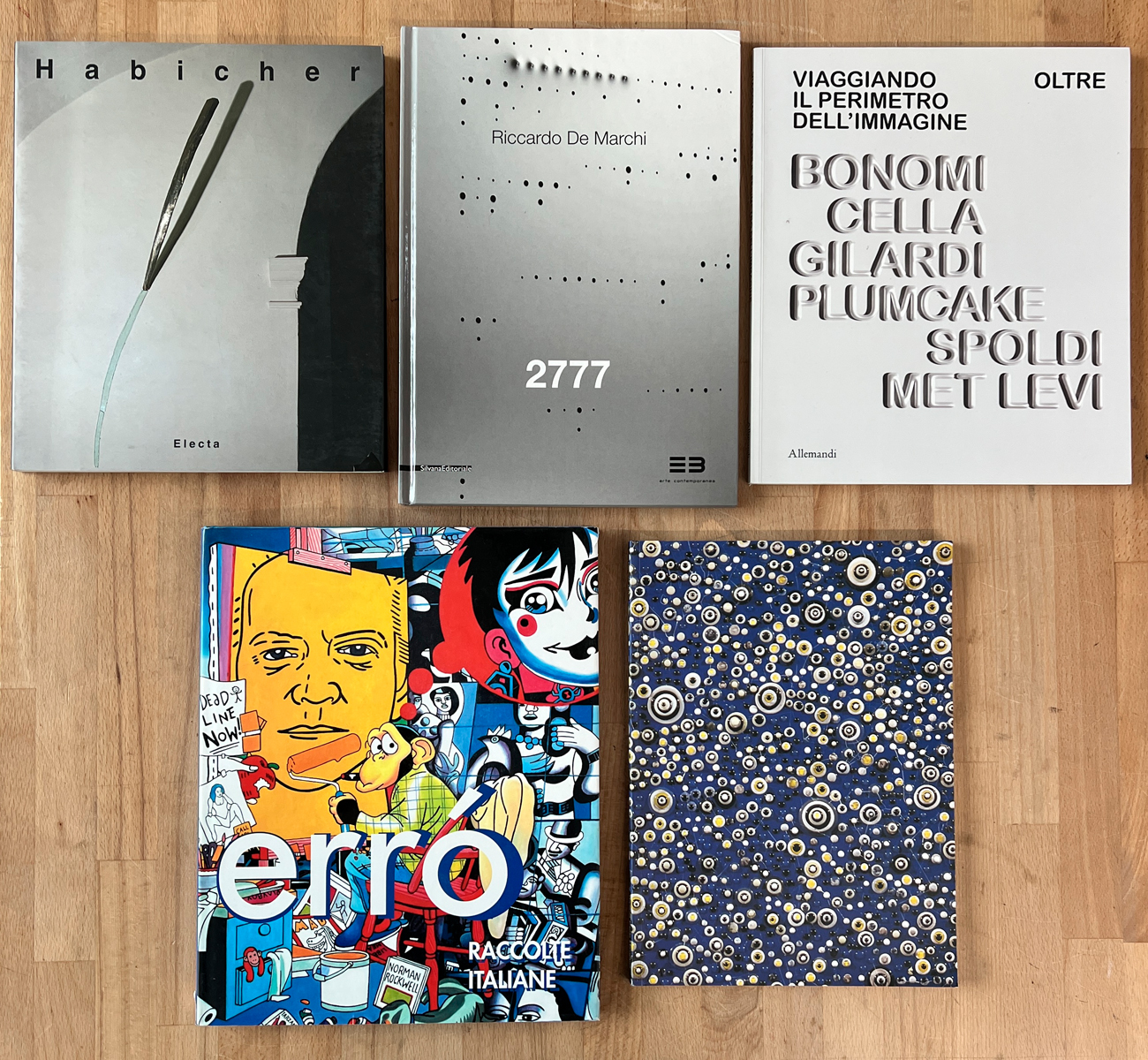 ARTE CONTEMPORANEA - Lotto unico di 5 cataloghi