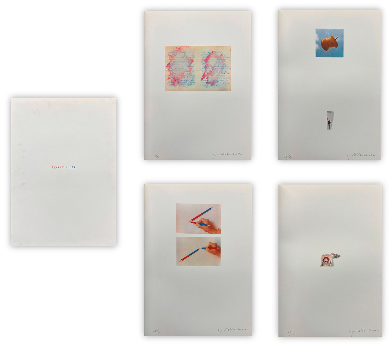 GIULIANO DELLA CASA (1942) - Rosso e blu, 1973