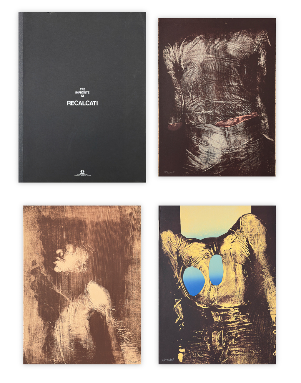 ANTONIO RECALCATI (1938) - Le tre impronte di Recalcati
