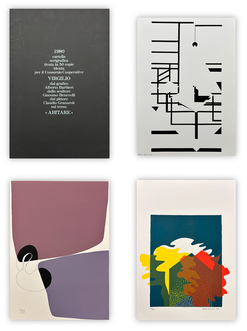 AUTORI VARI  (BARBIERI, BENEVELLI E GRANAROLI) - Abitare, 1980