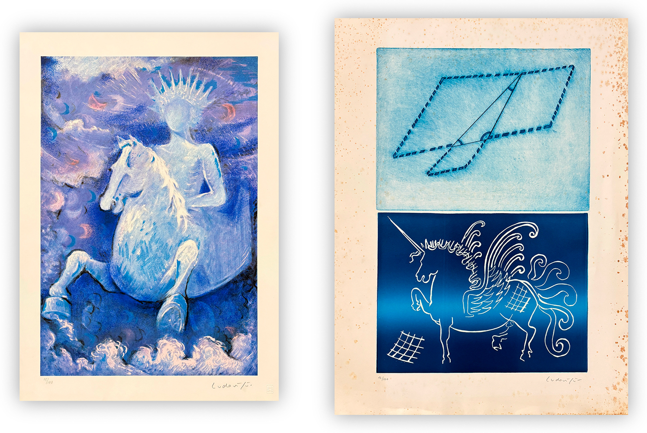 FELICE LUDOVISI (1917-2012) - Lotto unico composto da 2 opere grafiche