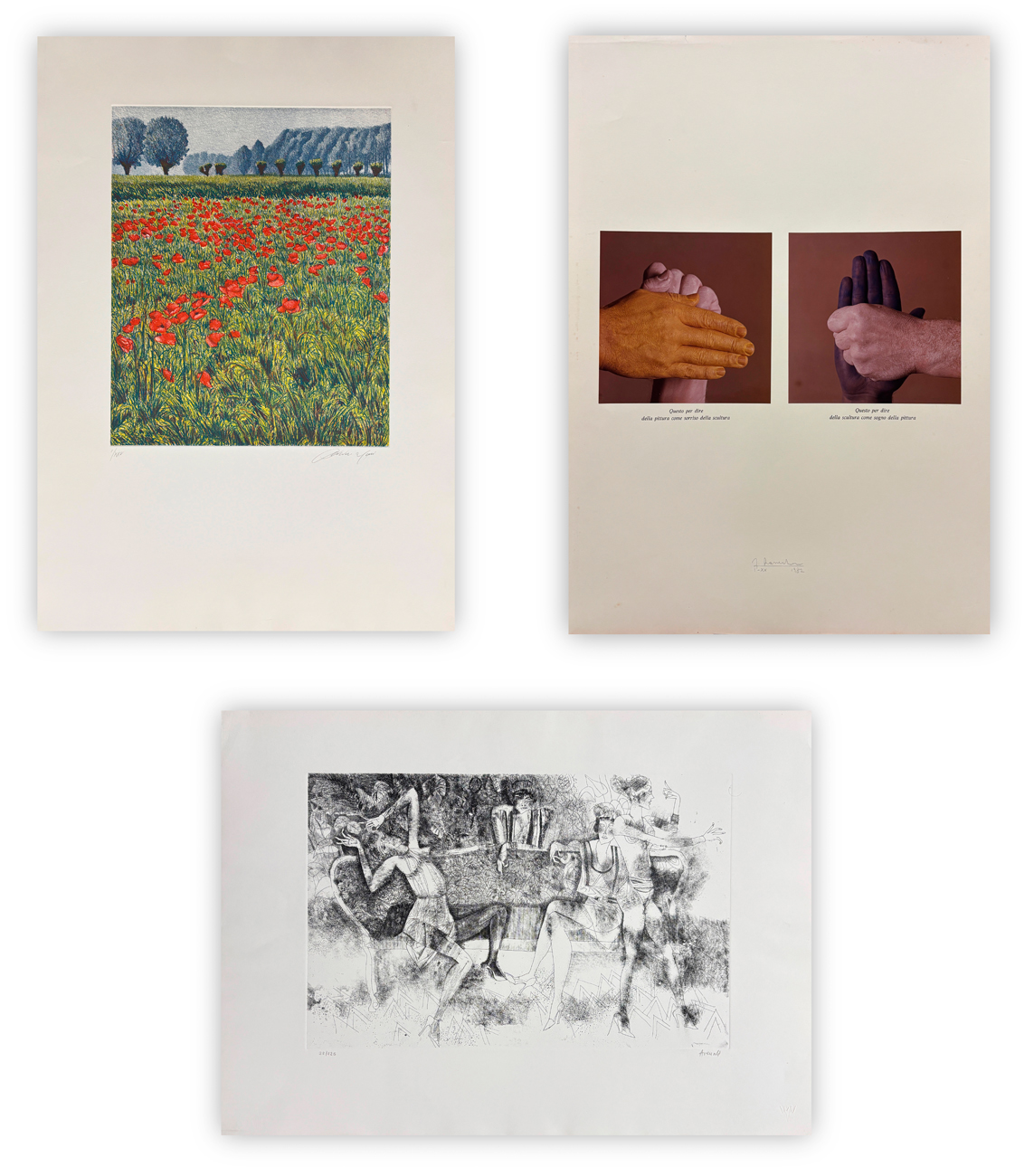 AUTORI VARI (AVENALI, RAVEDONE E AUTORE INDECIFRATO) - Lotto unico composto da: