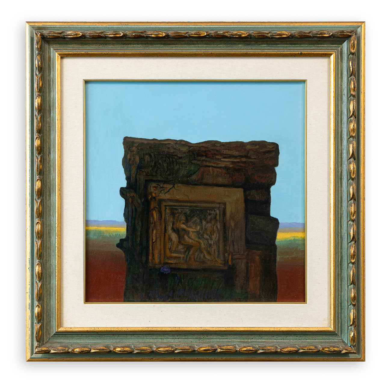 JOHN PICKING (1939) - Building with relief: aor sacro, 1989