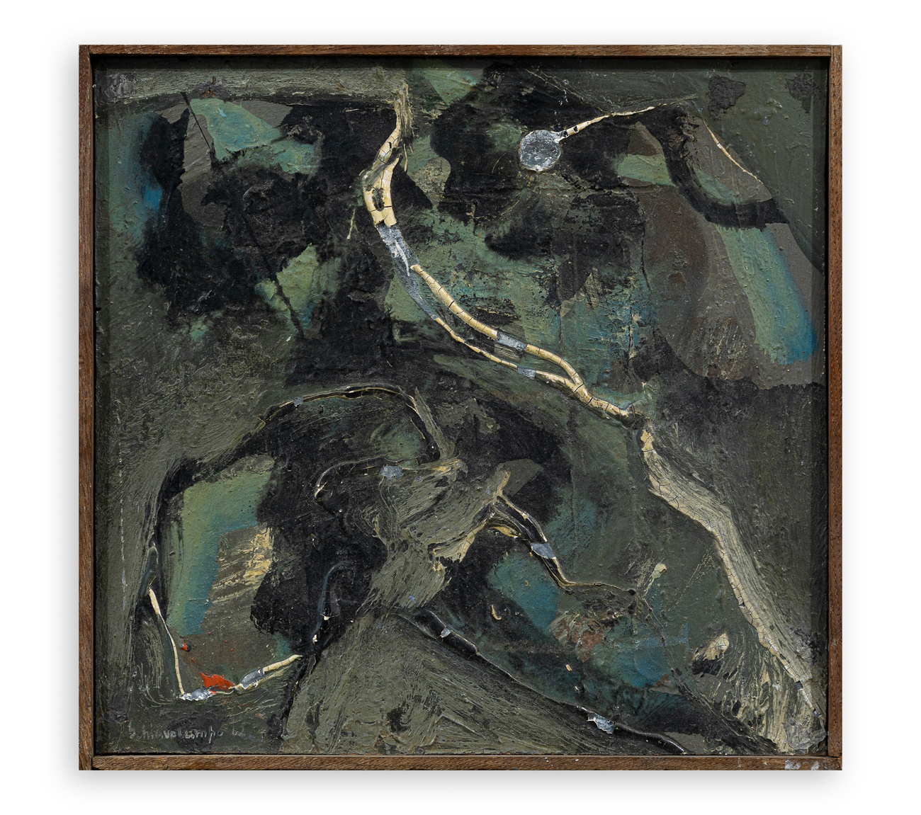 PAOLO SCHIAVOCAMPO (1924-2022) - Studio per la veglia verde, 1962