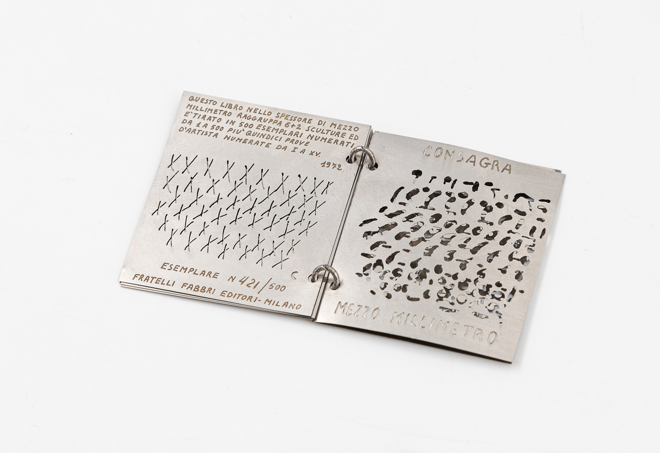 PIETRO CONSAGRA (1920-2005) - Mezzo millimetro, 1972