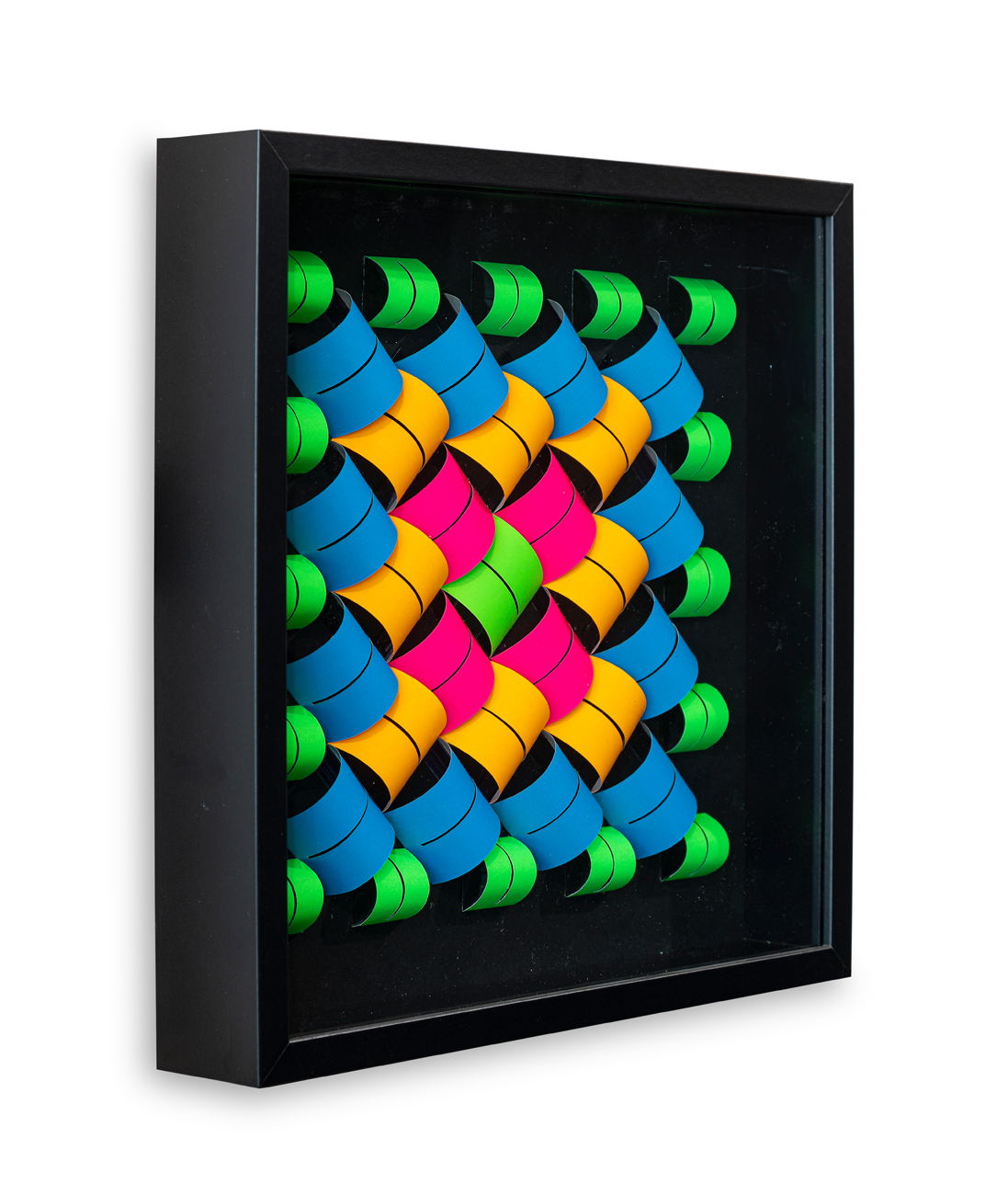 DARIO ZAFFARONI (1943) - Polimodularità fluorescenti, 2022