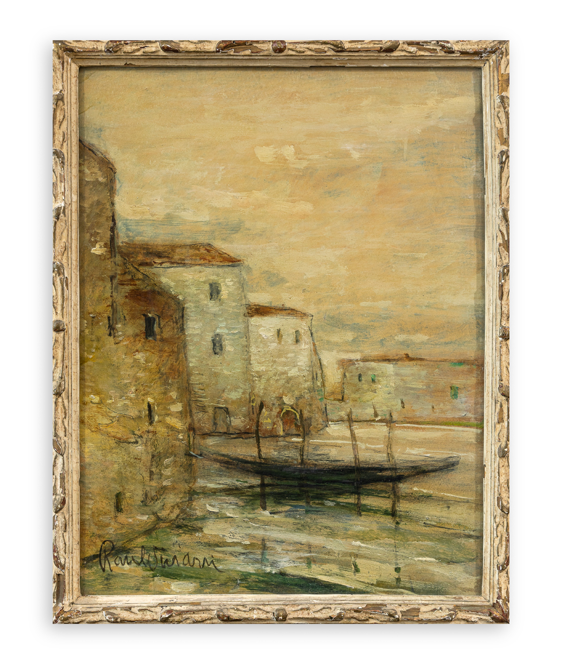 RAUL VIVIANI (1883-1965) - Vecchie case veneziane
