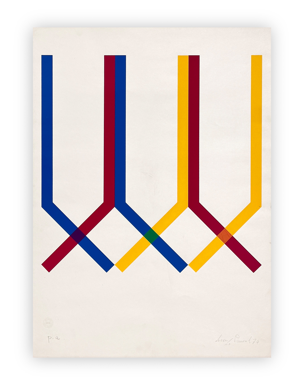 LORENZO PIEMONTI (1935-2015) - Senza Titolo, 1974
