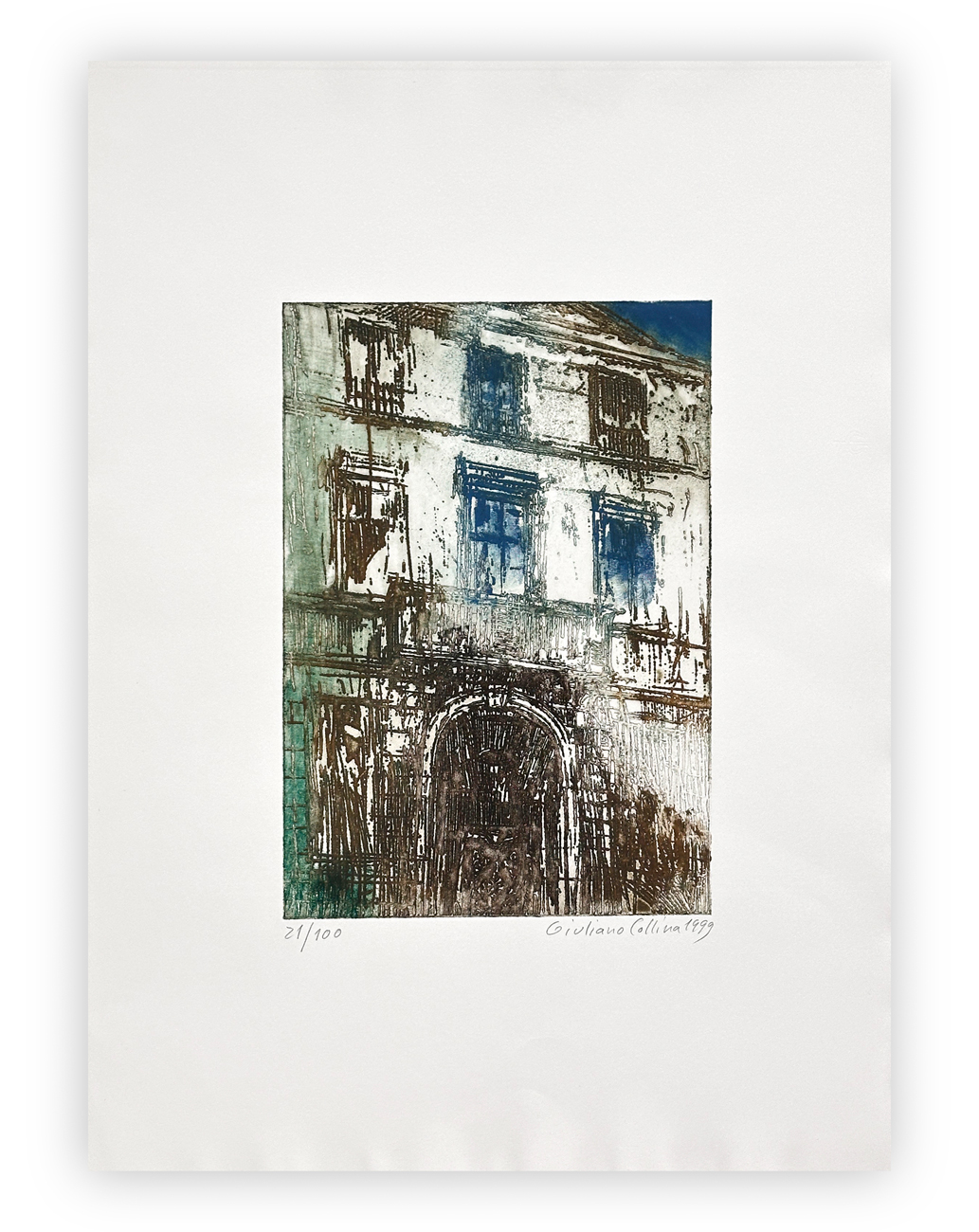 GIULIANO COLLINA (1938) - Palazzo Volta a Como, 1999