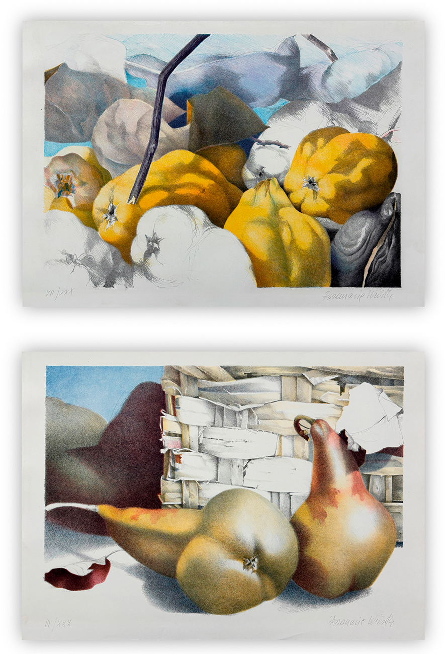 ROSEMARIE WÜRTH (1938) - Lotto unico composto da 2 opere grafiche