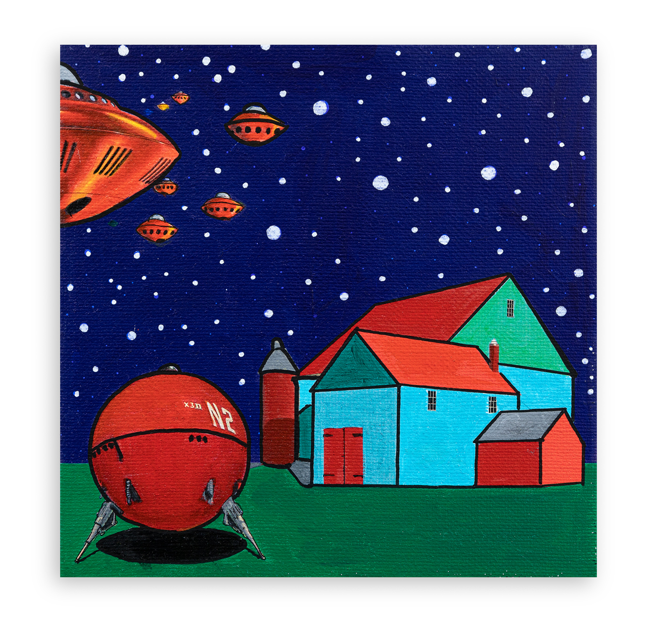 GIANCARLO MONTUSCHI (1952) - Atterraggi nella notte