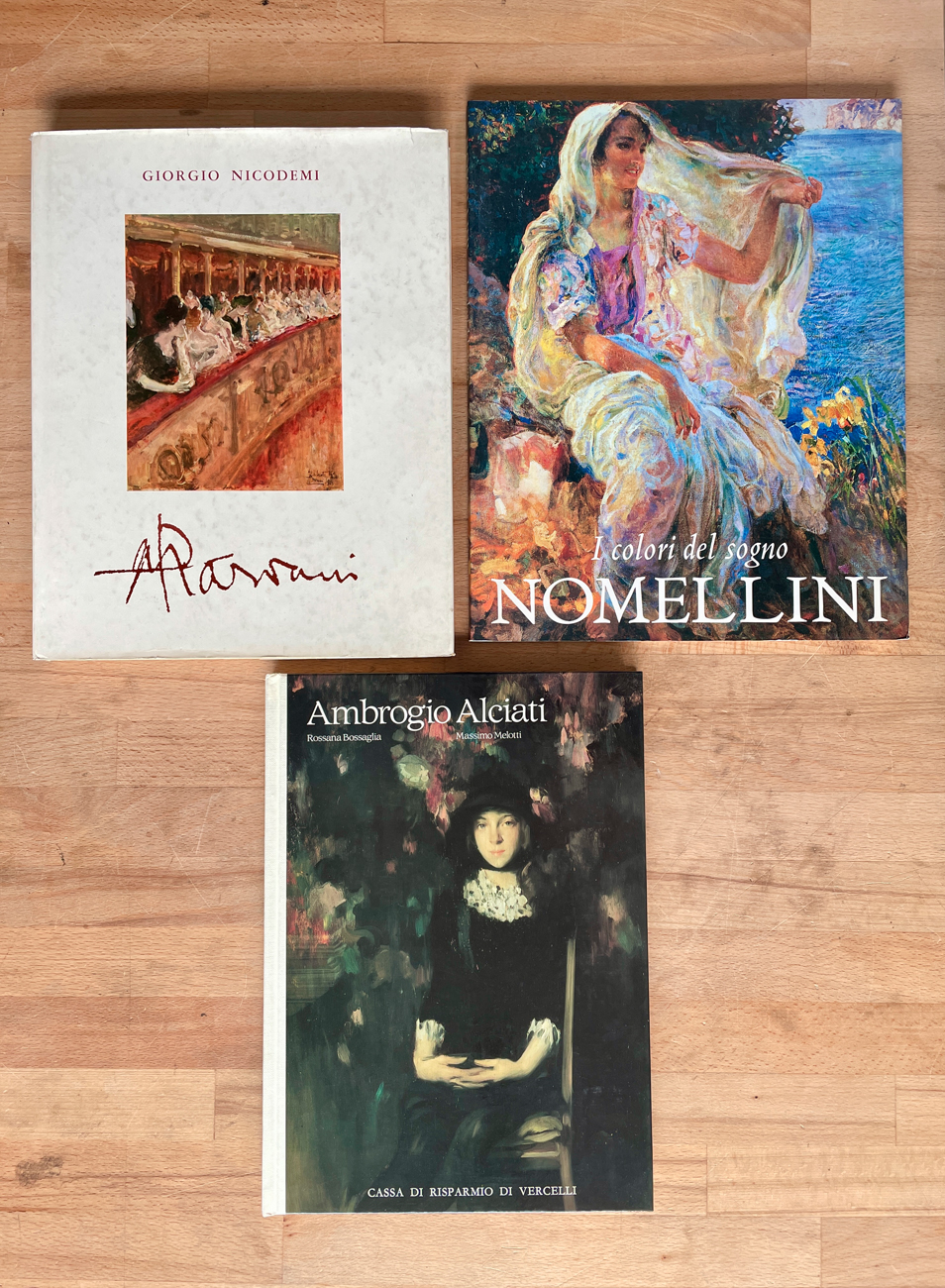 POMPEO MARIANI, PLINIO NOMELLINI E AMBROGIO ALCIATI - Lotto unico di 3 cataloghi