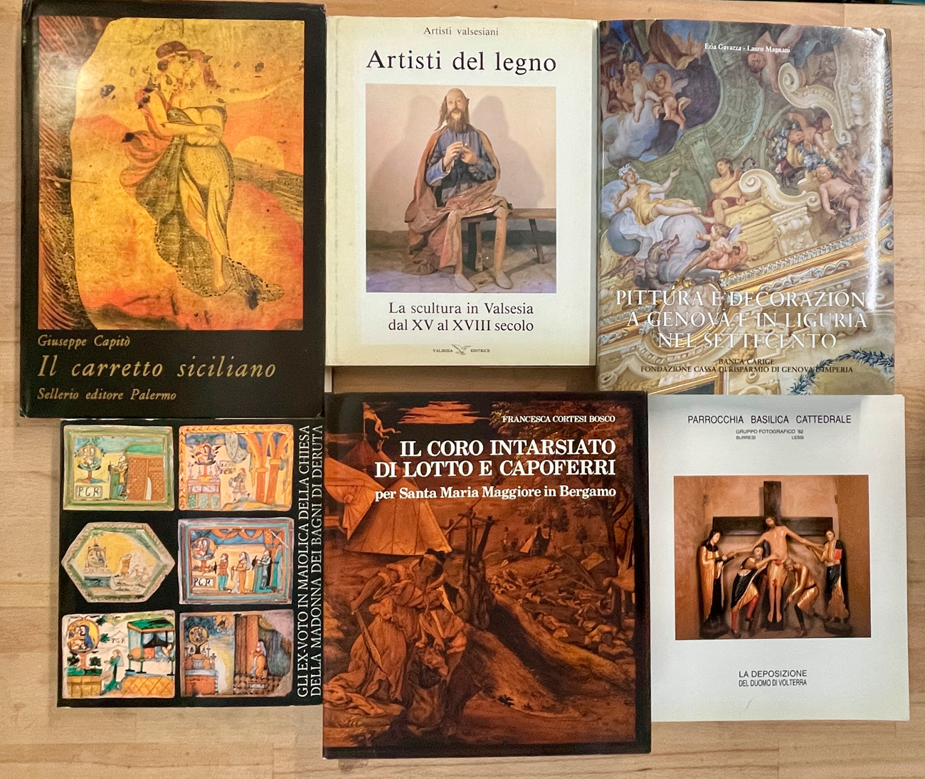 STORIA DELL'ARTE E LUOGHI D'ARTE IN ITALIA - Lotto unico di 6 cataloghi