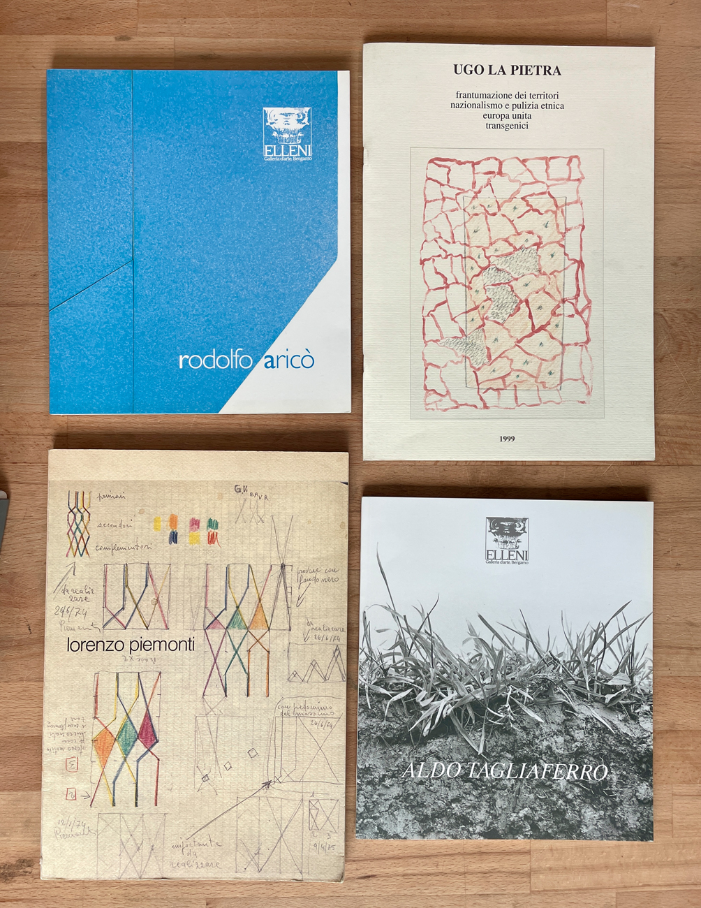 ARICÒ, TAGLIAFERRO, LA PIETRA E PIEMONTI - Lotto unico di 4 cataloghi: