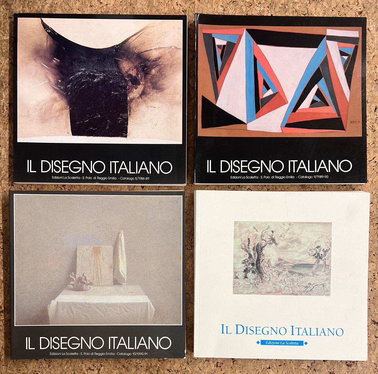 GALLERIA LA SCALETTA, REGGIO EMILIA (IL DISEGNO ITALIANO) - Lotto unico di 4 cataloghi
