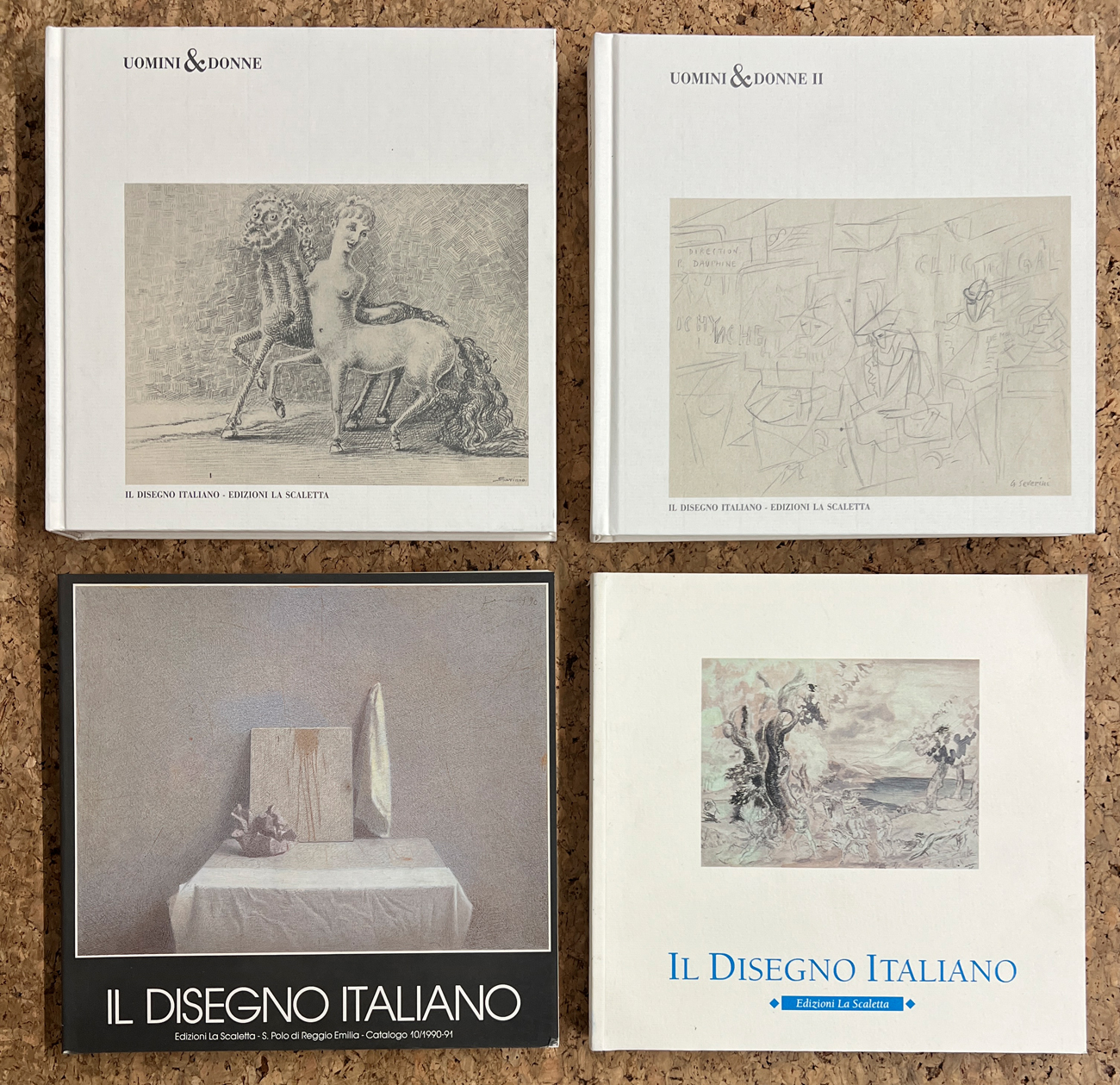 GALLERIA LA SCALETTA, REGGIO EMILIA (IL DISEGNO ITALIANO) - Lotto unico di 4 cataloghi