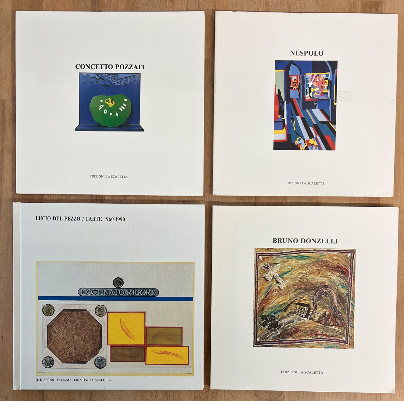 GALLERIA LA SCALETTA, REGGIO EMILIA (POP ART ITALIANA) - Lotto unico di 4 cataloghi