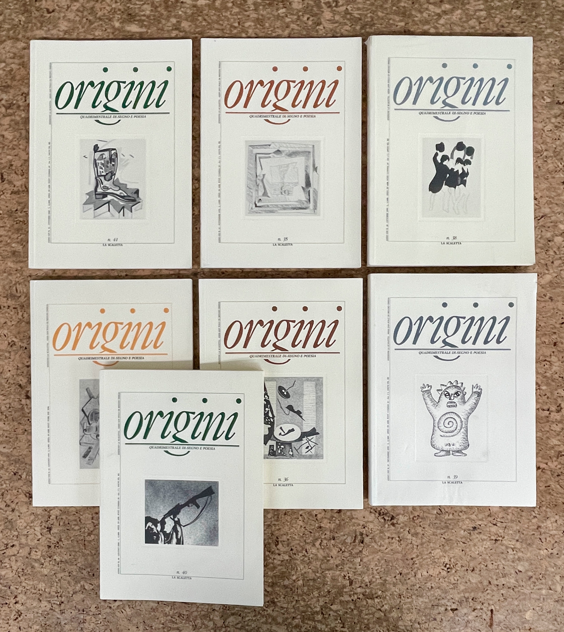 GALLERIA LA SCALETTA, REGGIO EMILIA (ORIGINI) - Lotto unico di 7 cataloghi