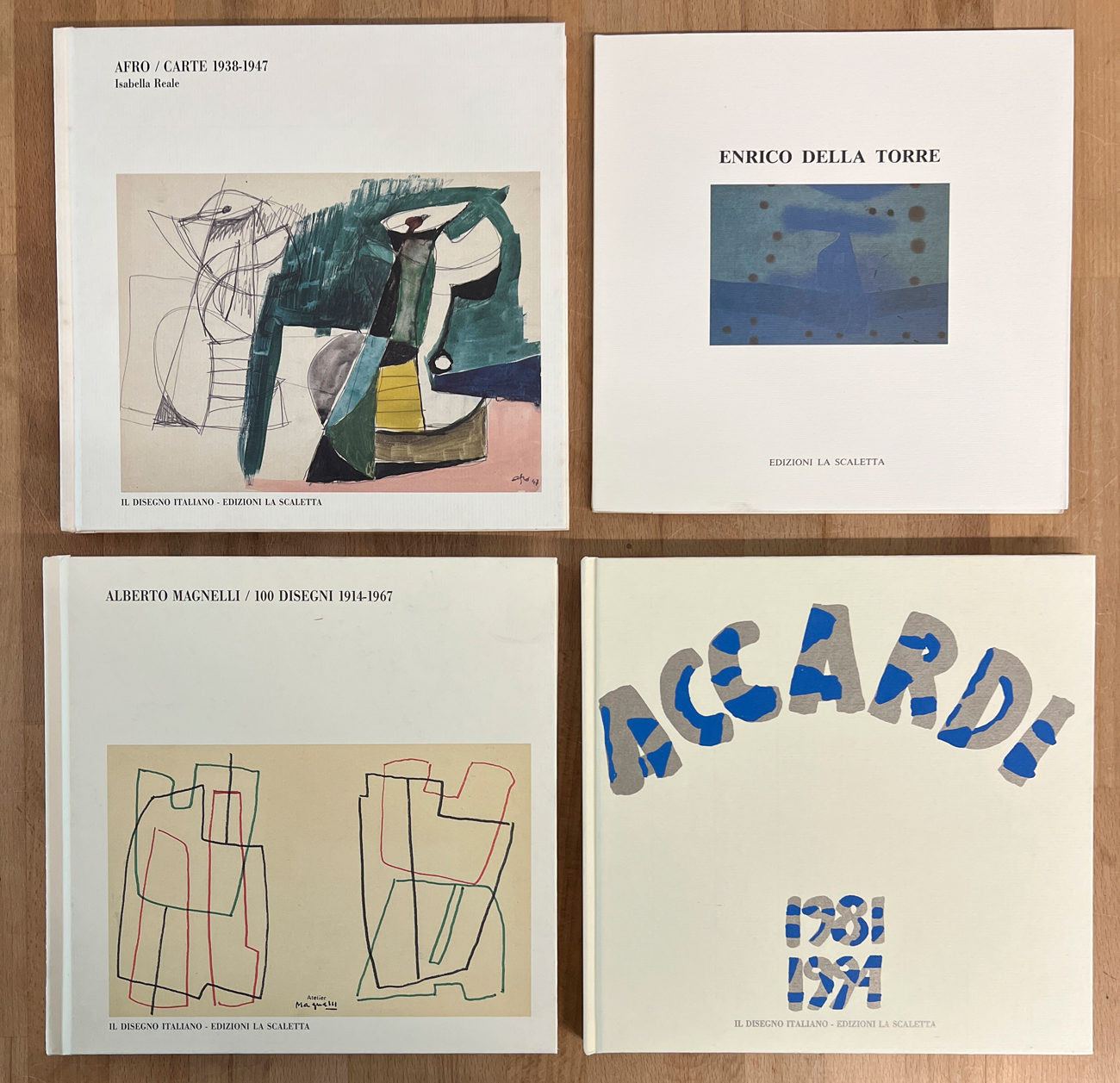 GALLERIA LA SCALETTA, REGGIO EMILIA (ASTRAZIONE ITALIANA DEL DOPOGUERRA) - Lotto unico di 4 cataloghi