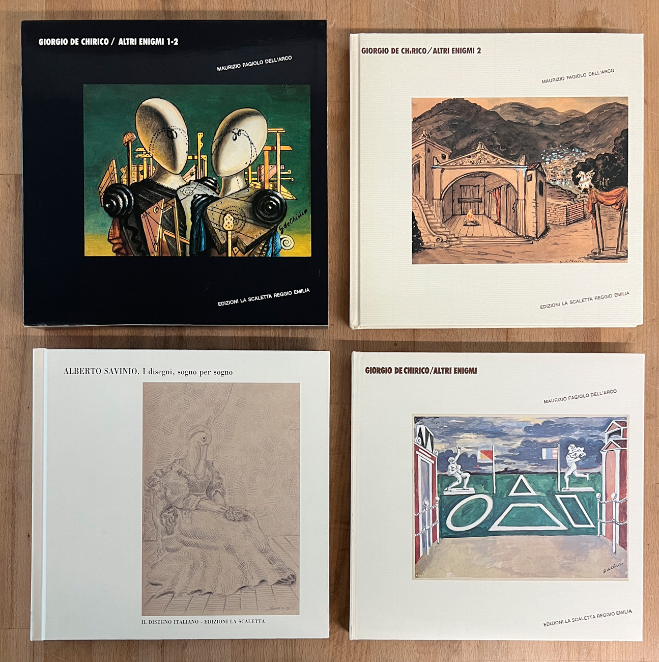 GALLERIA LA SCALETTA, REGGIO EMILIA (GIORGIO DE CHIRICO E ALBERTO SAVINIO) - Lotto unico di 2 cataloghi