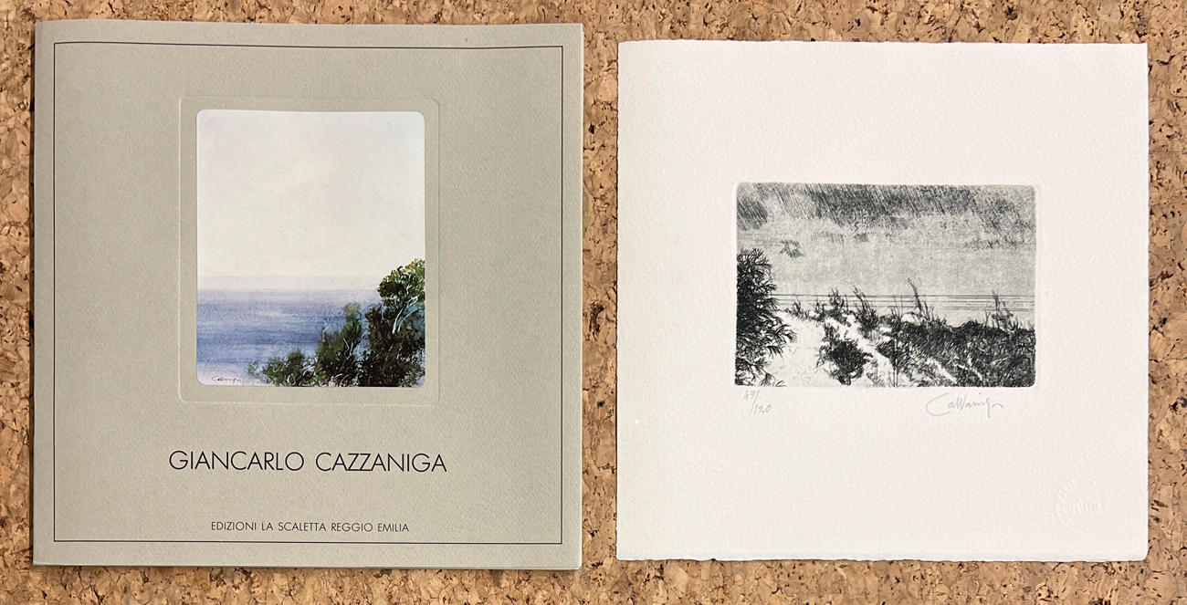 CATALOGHI CON OPERE ALL'INTERNO (GIANCARLO CAZZANIGA) - Giancarlo Cazzaniga, 1983