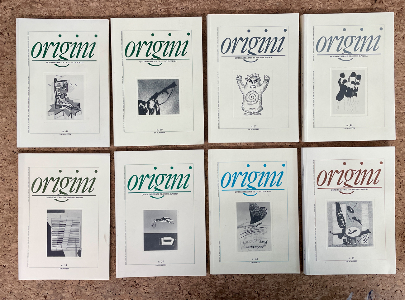 GALLERIA LA SCALETTA, REGGIO EMILIA (ORIGINI) - Lotto unico di 8 cataloghi