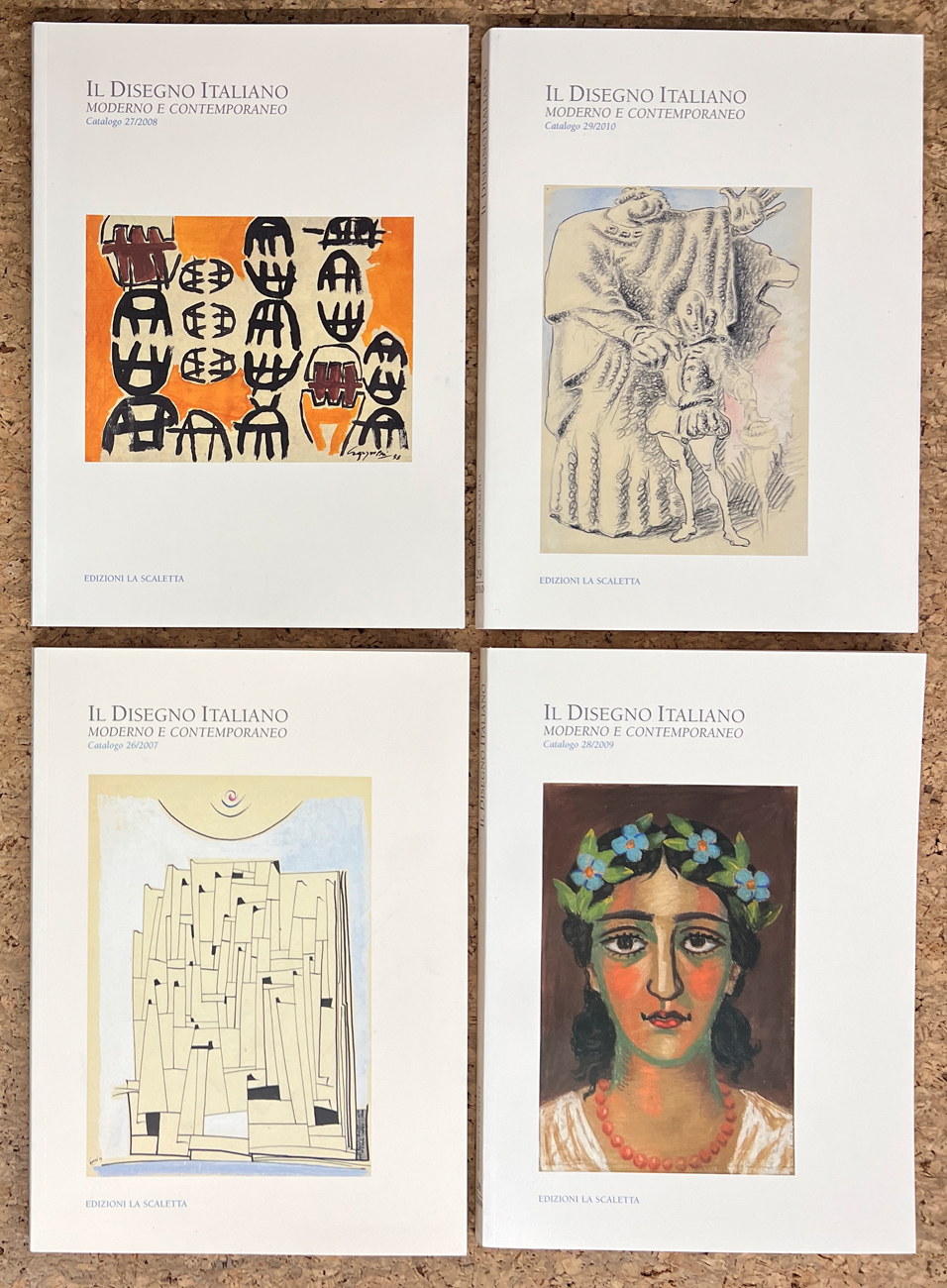 GALLERIA LA SCALETTA, REGGIO EMILIA (IL DISEGNO ITALIANO) - Lotto unico di 4 cataloghi