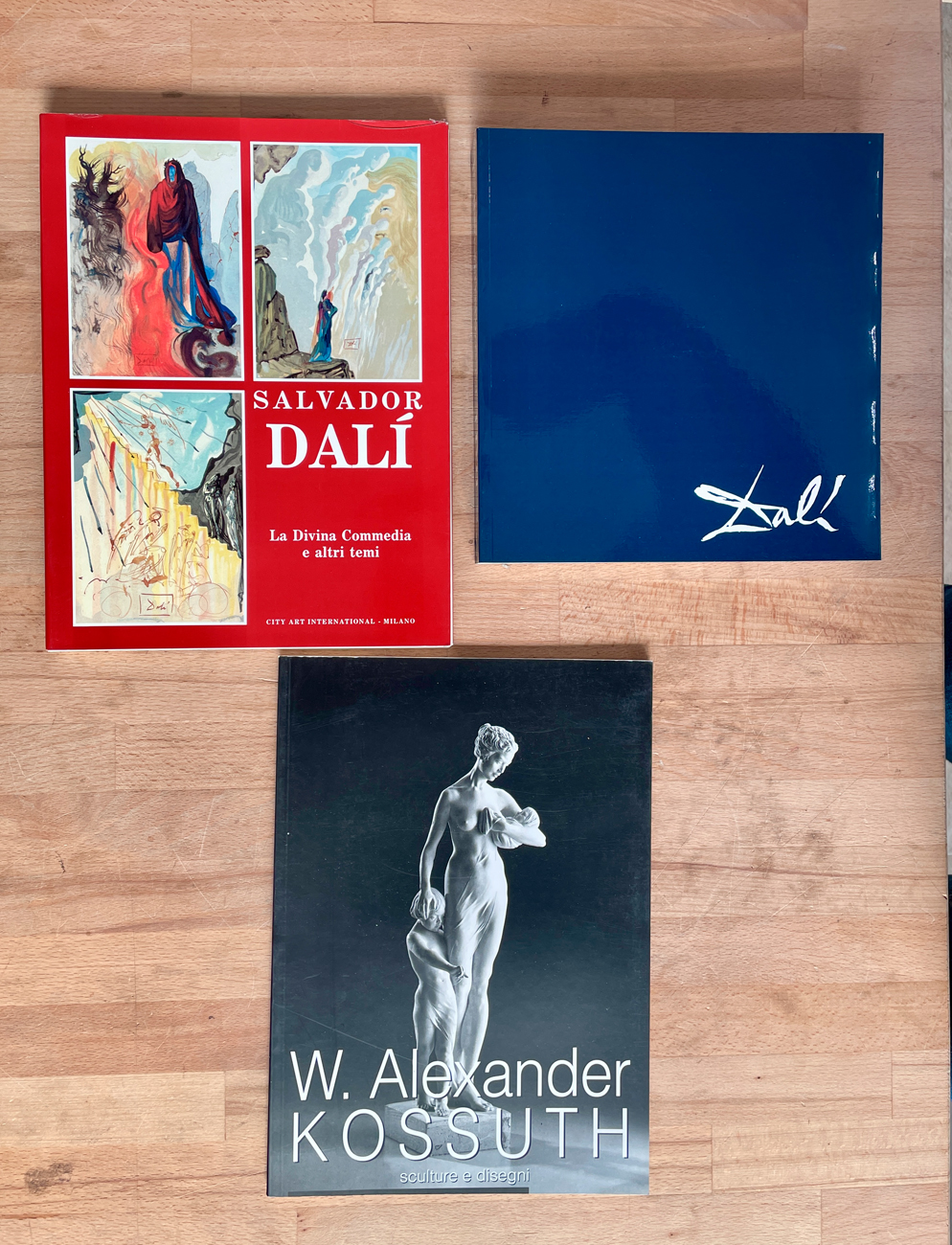 SALVADOR DALÌ E ALEXANDER KOSSUTH - Lotto unico di 3 cataloghi