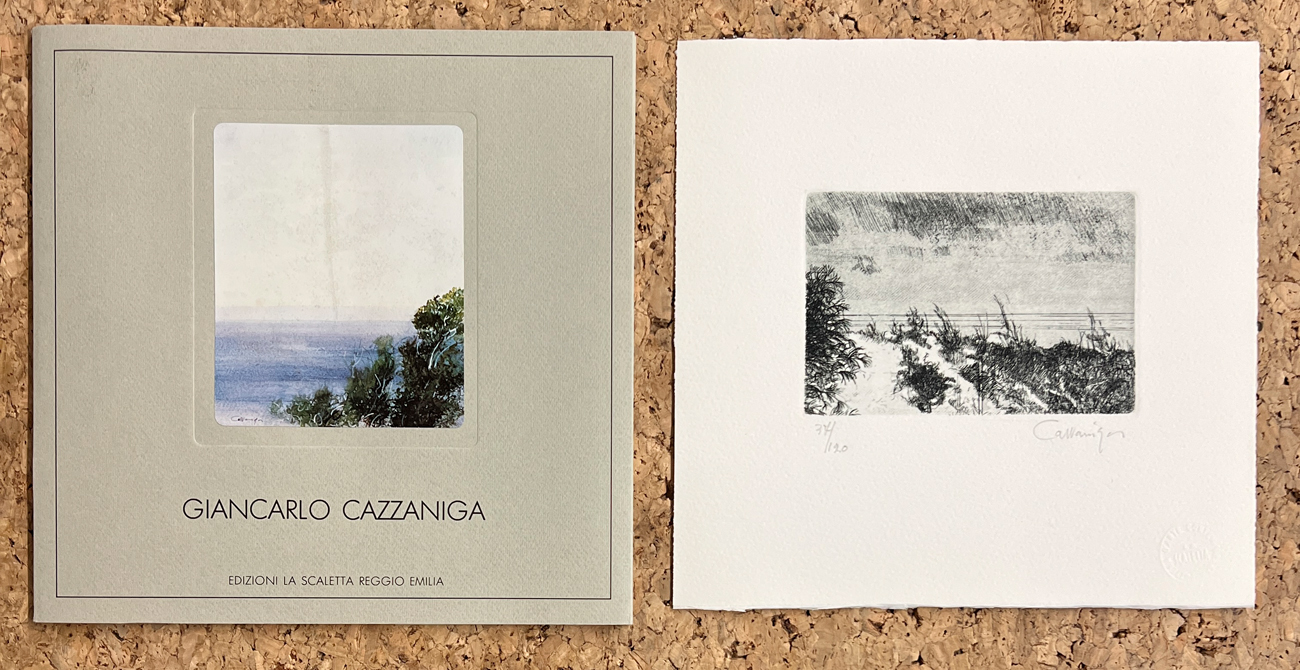 CATALOGHI CON OPERE ALL'INTERNO (GIANCARLO CAZZANIGA) - Giancarlo Cazzaniga, 1983