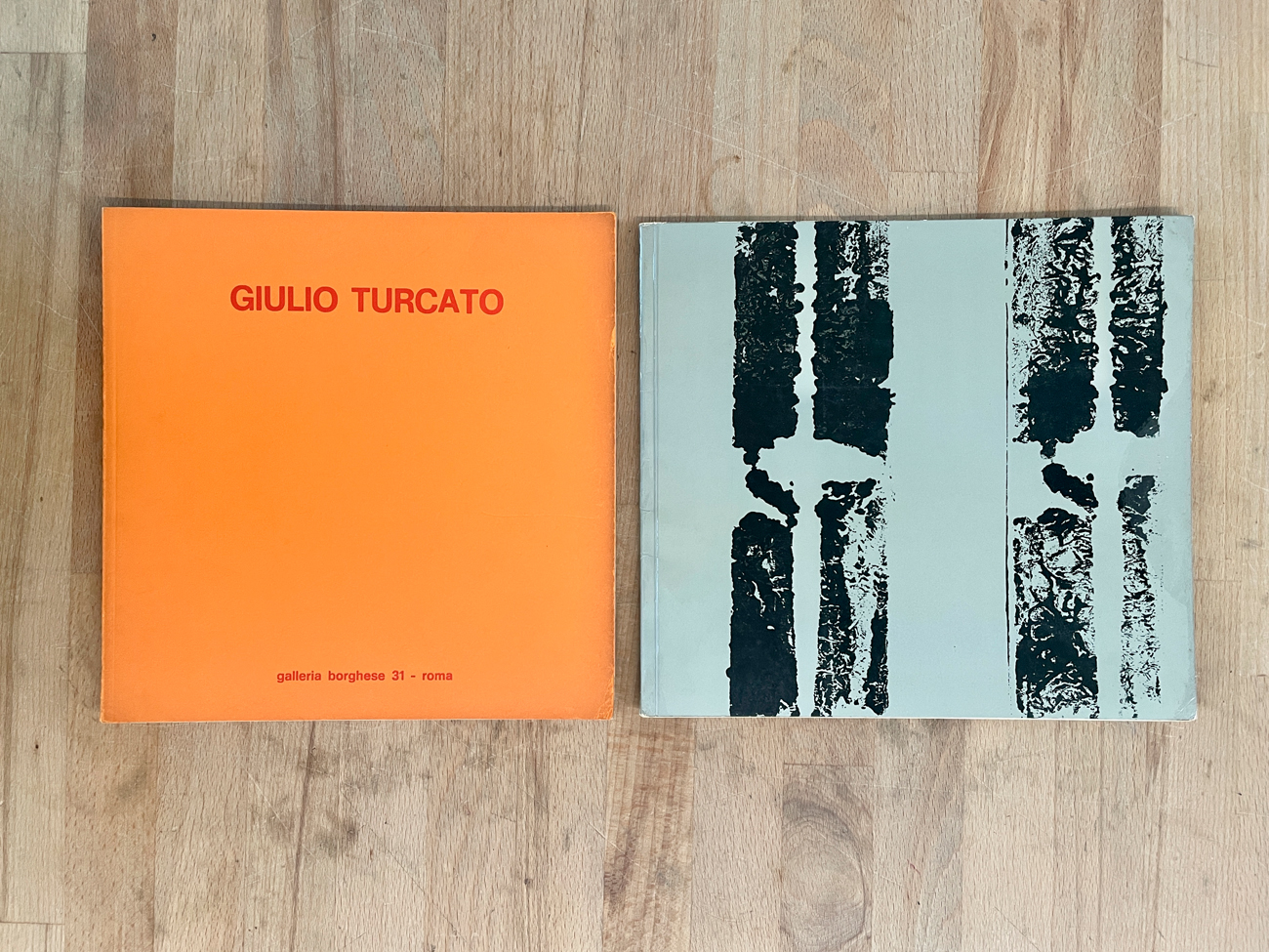 GIULIO TURCATO E TOTI SCIALOJA - Lotto unico di 2 cataloghi