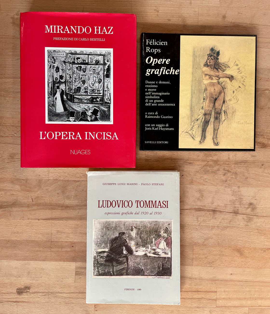 MONOGRAFIE DI ARTE GRAFICA - Lotto unico di 3 cataloghi