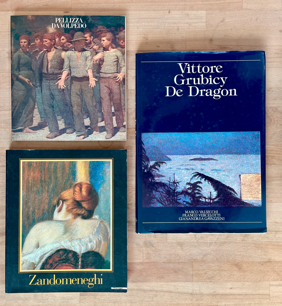 ZANDOMENEGHI, PELLIZZA DA VOLPEDO E VITTORE GRUBICY DE DRAGON - Lotto unico di 3 cataloghi