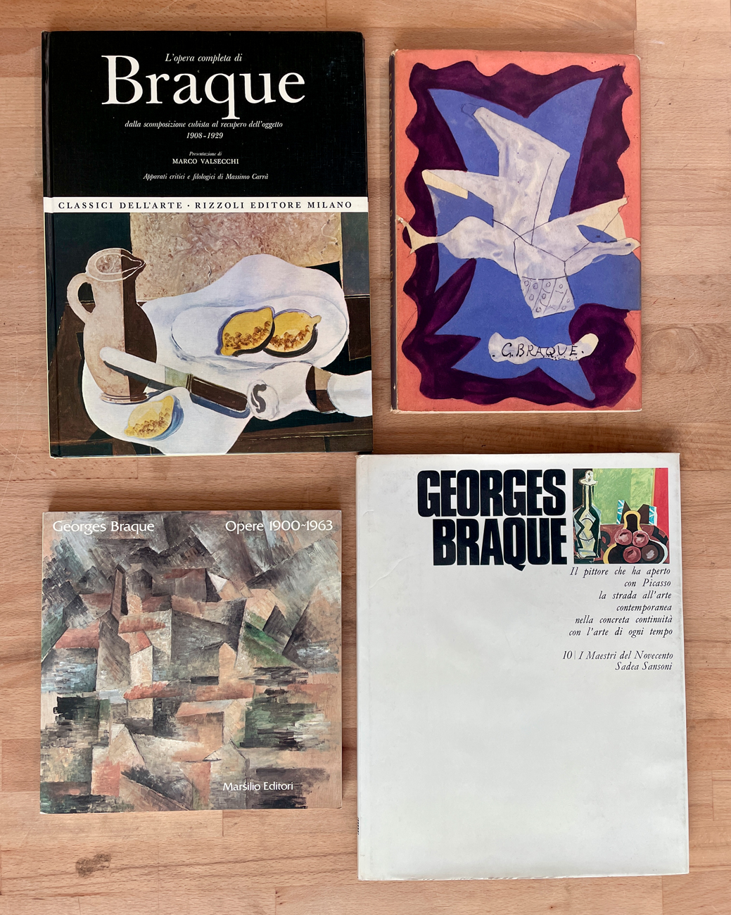 GEORGES BRAQUE - Lotto unico di 4 cataloghi