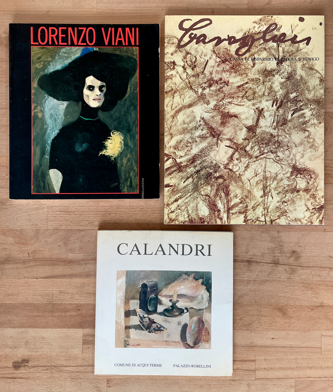 LORENZO VIANI E MARIO CALANDRI - Lotto unico di 3 cataloghi
