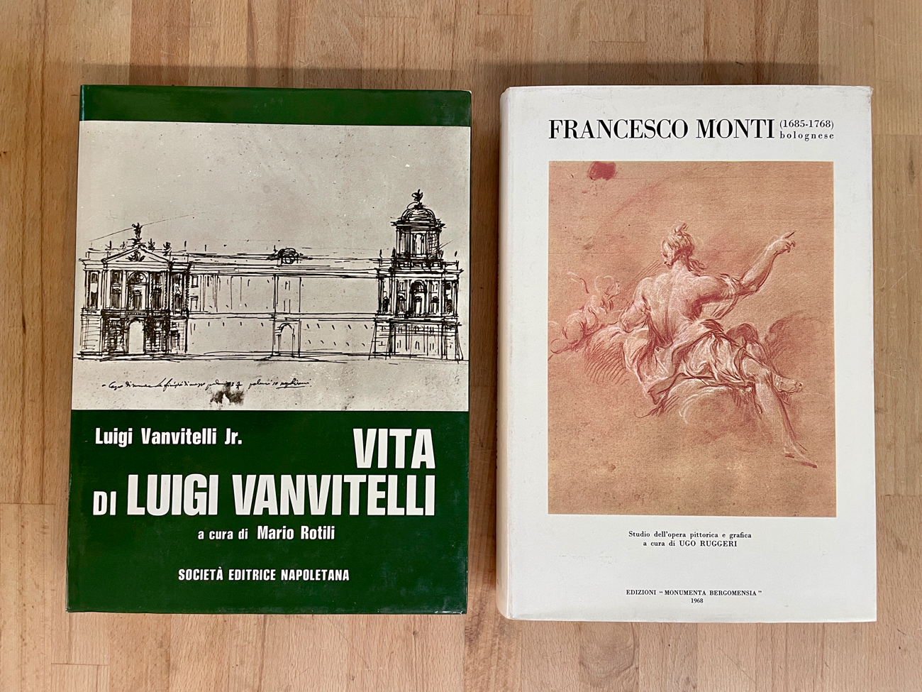 LUIGI VANVITELLI E FRANCESCO MONTI - Lotto unico di 2 cataloghi