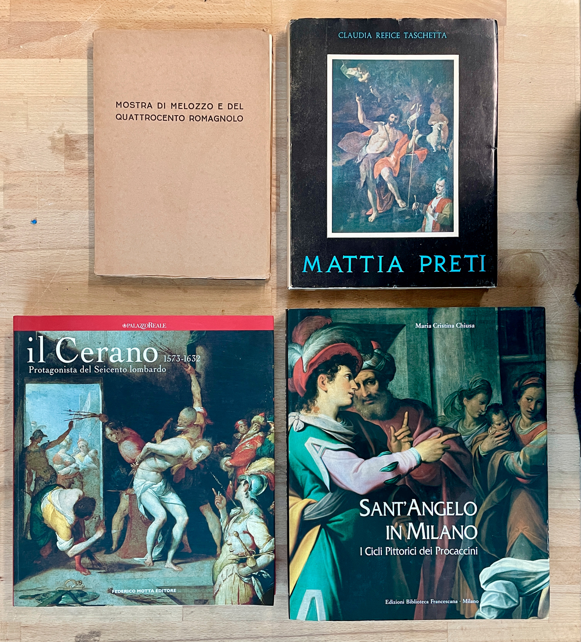 PITTURA ANTICA ITALIANA - Lotto unico di 4 cataloghi