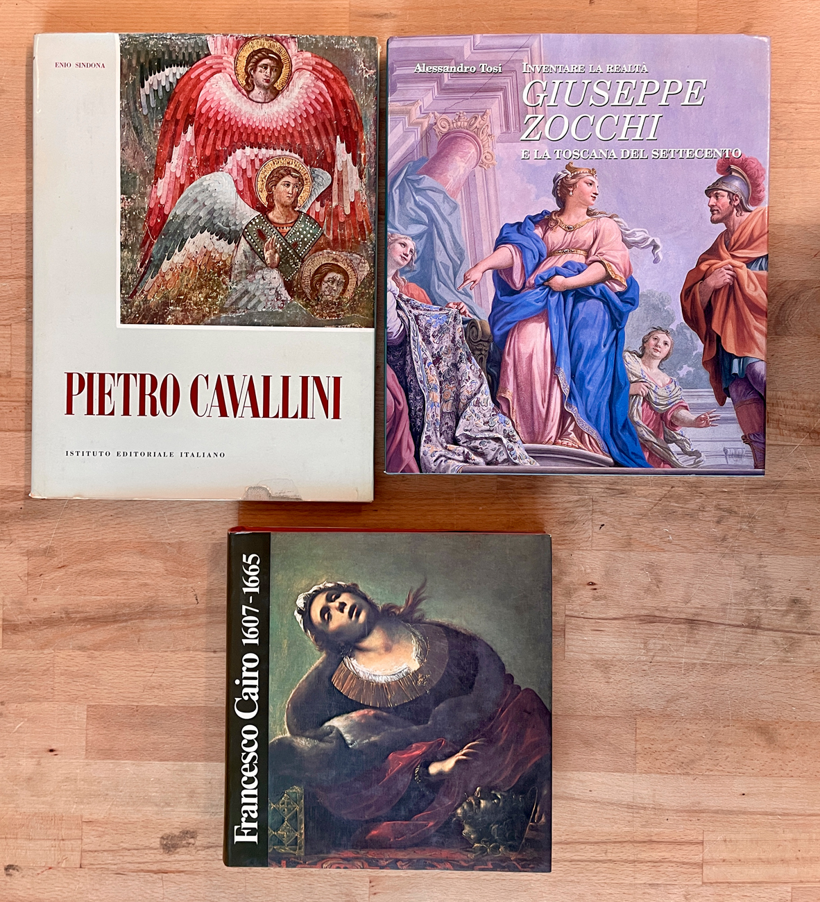 PIETRO CAVALLINI, FRANCESCO CAIRO E GIUSEPPE ZOCCHI - Lotto unico di 3 cataloghi