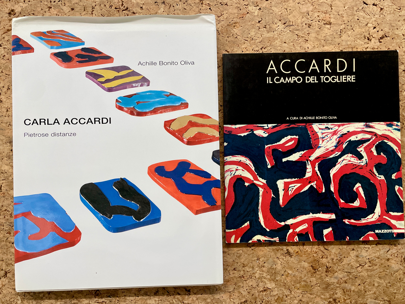 CARLA ACCARDI - Lotto unico di 2 cataloghi