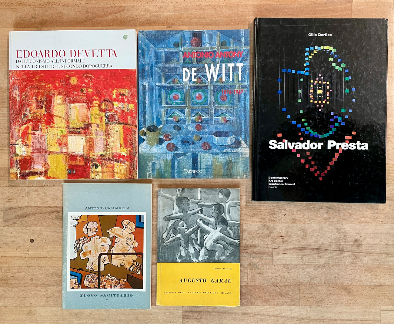 ARTE ITALIANA DEL DOPOGUERRA - Lotto unico di 5 cataloghi