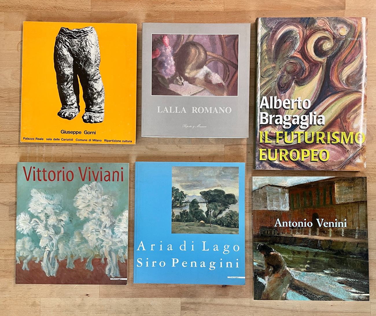 PITTURA FIGURATIVA ITALIANA - Lotto unico di 6 cataloghi