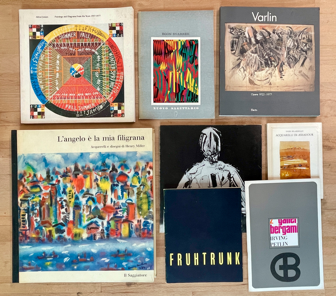 ARTISTI INTERNAZIONALI DEL DOPOGUERRA - Lotto unico di 8 cataloghi