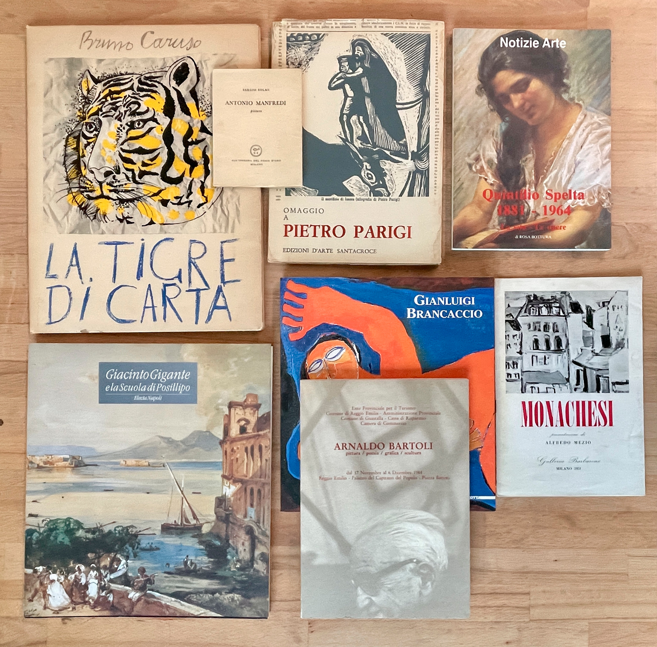 PITTURA FIGURATIVA ITALIANA TRA '800 E '900 - Lotto unico di 8 cataloghi