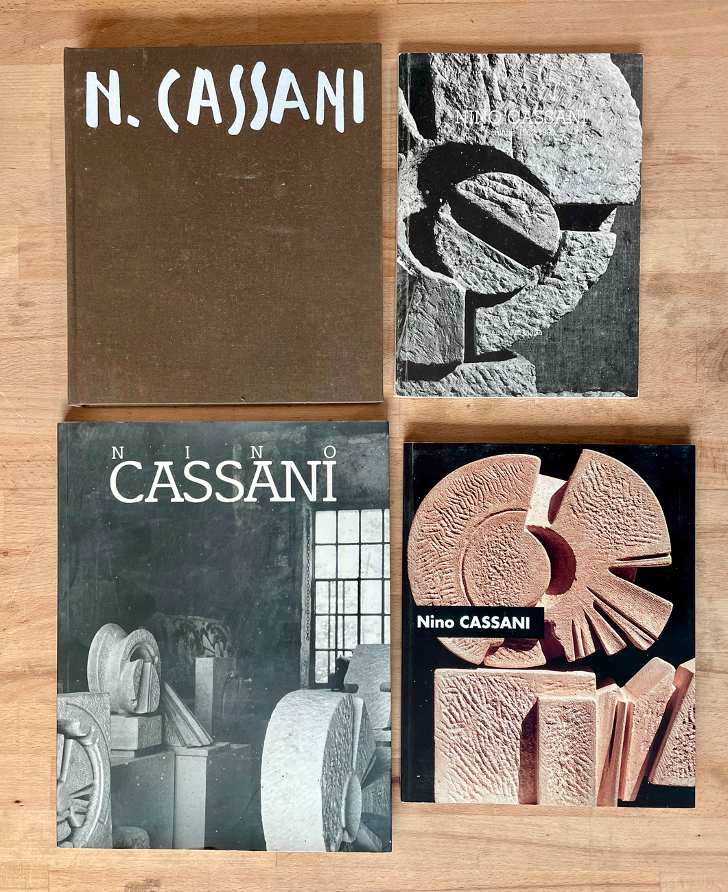 NINO CASSANI - Lotto unico di 4 cataloghi