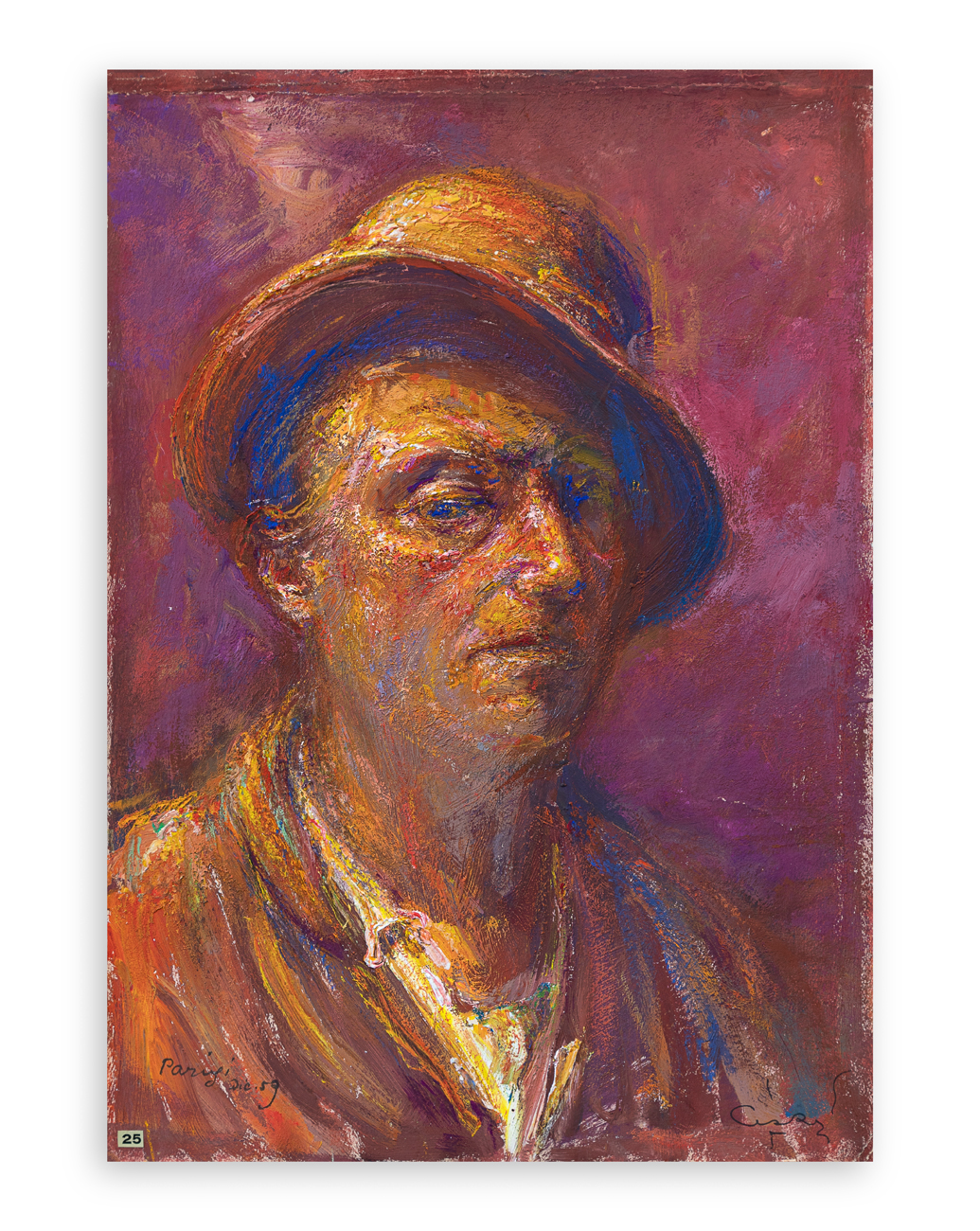 GIULIO CISARI (1892-1979) - Autoritratto, 1959