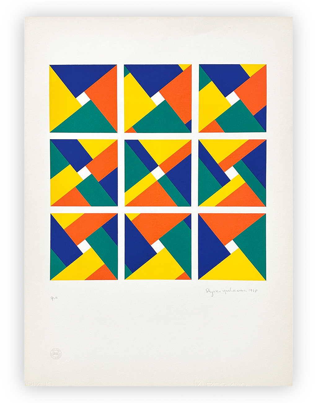 SHIZUKO YOSHIKAWA (1934-2019) - International mappe, 1975